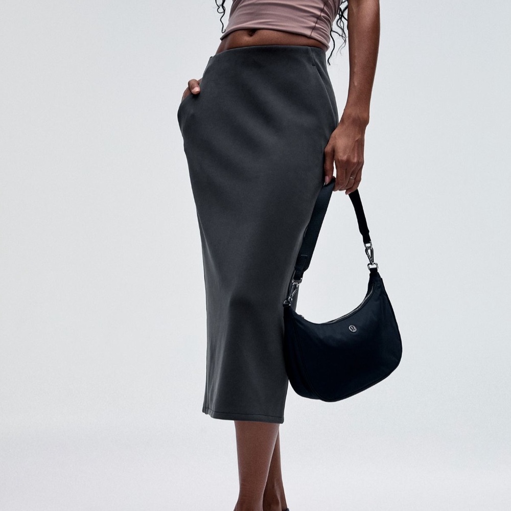 NEW Lululemon Softstreme High-Rise Midi Skirt